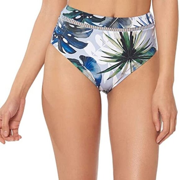 Red Carter High Waist Bikini Swim bottoms XL - Picture 1 of 4